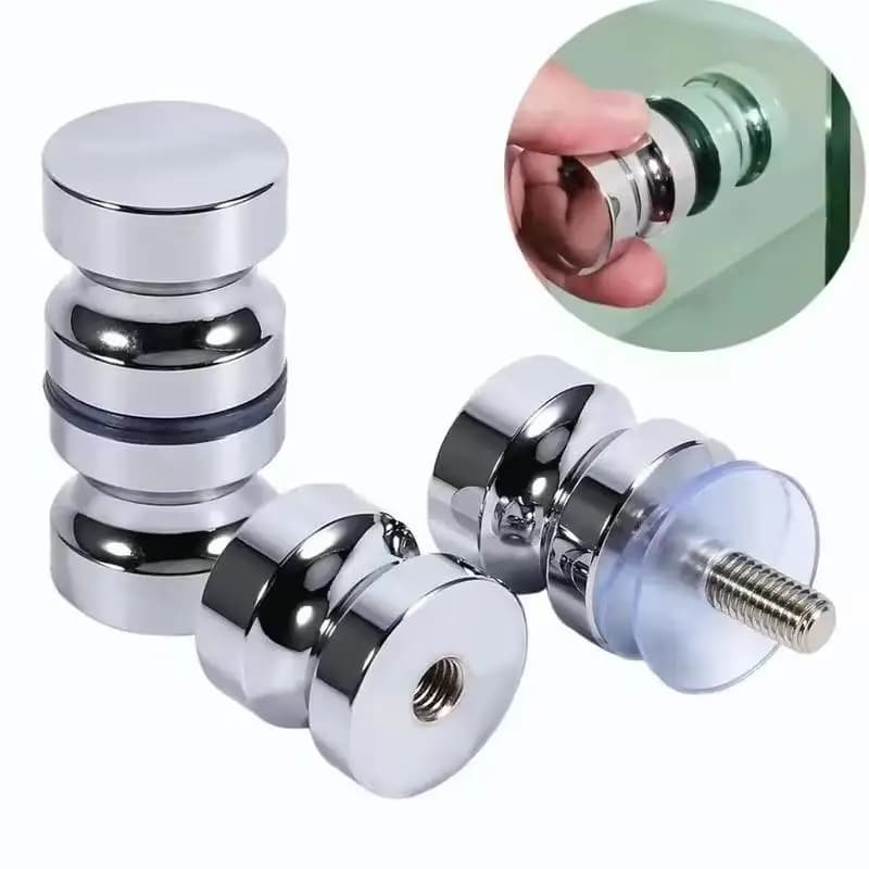 Maniglia Elegante per Porta Doccia in Vetro, Pomello Scorrevole per Porte Doccia, Ricambi Hardware a Doppia Faccia per Porte in Vetro del Bagno