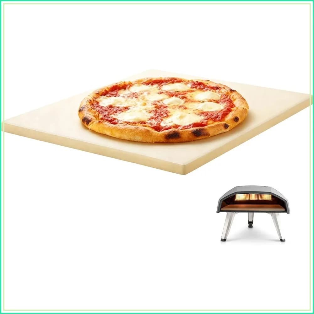 13" Square Cordierite Pizza Stone for Ooni Koda Karu Fyra 12, Baking Stone for Ooni 12 Oven, Grill Oven Bread Pizza