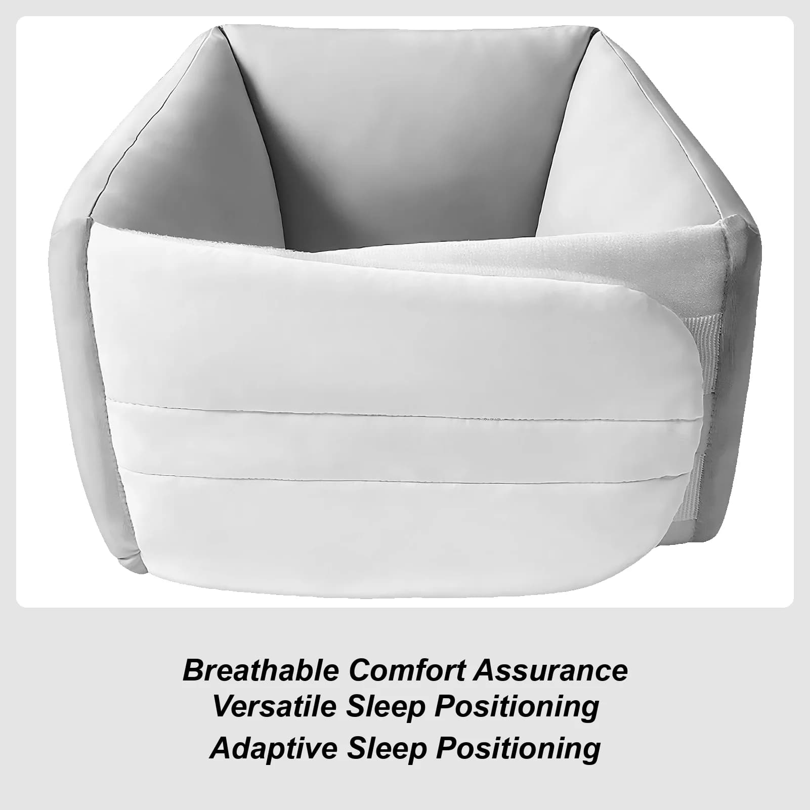 Cuscino lombare per letto ergonomico completo avvolgente traspirante supporto per la schiena cavo cuscino per il sonno per la parte bassa della schiena donna uomo lato dormiente casa