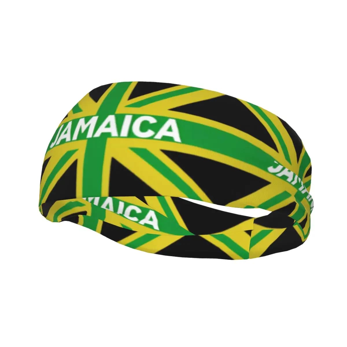 Fascia sportiva Jamaica Corsa Fitness Fascia assorbente Ciclismo Jog Benda per capelli