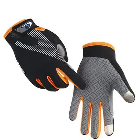 Long finger gloves thin for men and women outdoor sports long finger fishing hiking fitness cycling gloves