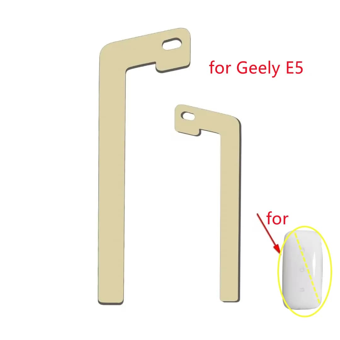 10pcs/lot Replacement Car Remote Smart Car Key Blade For Geely E5