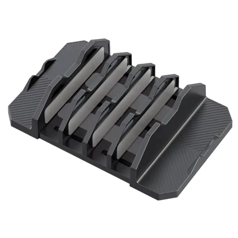 Supporto per supporto verticale per laptop Dock per notebook desktop regolabile per telefono per supporto di archiviazione 3In1 per tablet Kindle
