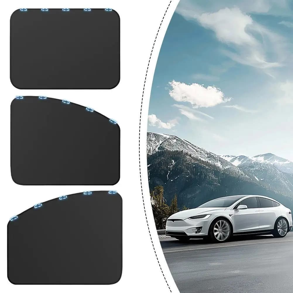 All Round Uv Protection Car Window Privacy Curtain Support Magnetic And Rail Mount Soft Fabric Sun Shield For Car Rest Scenes