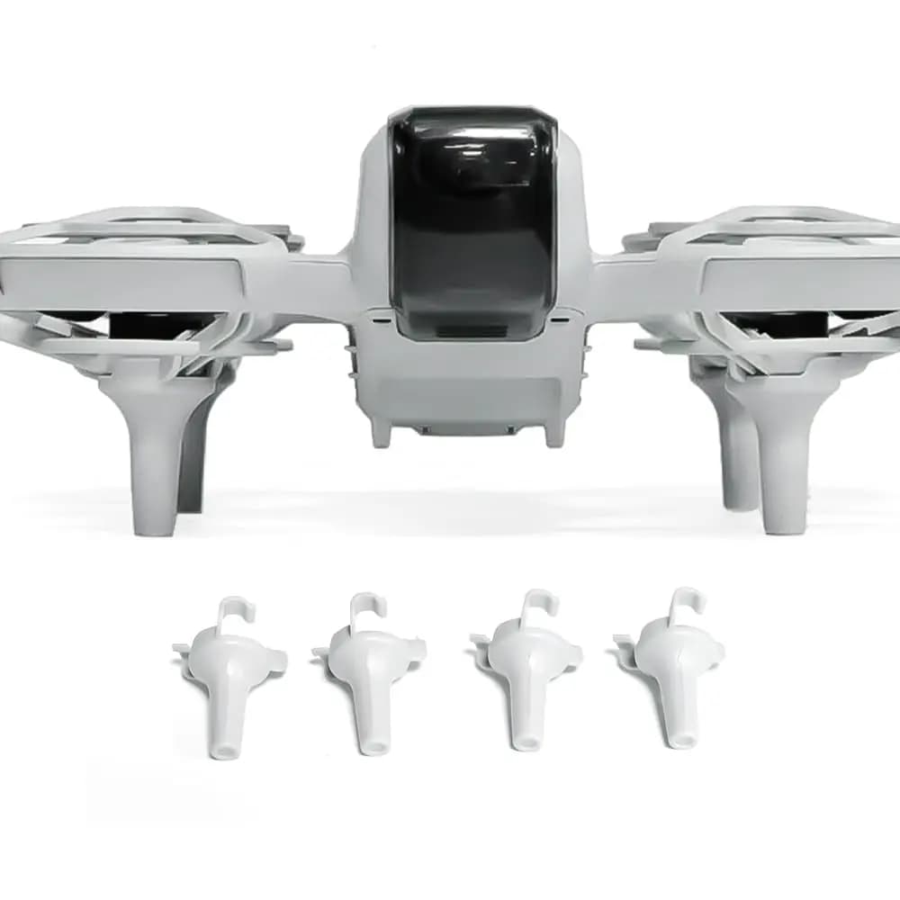 Extended legs of the ForNeo landing cart protect the extended tripod of the DJI Neo accessory