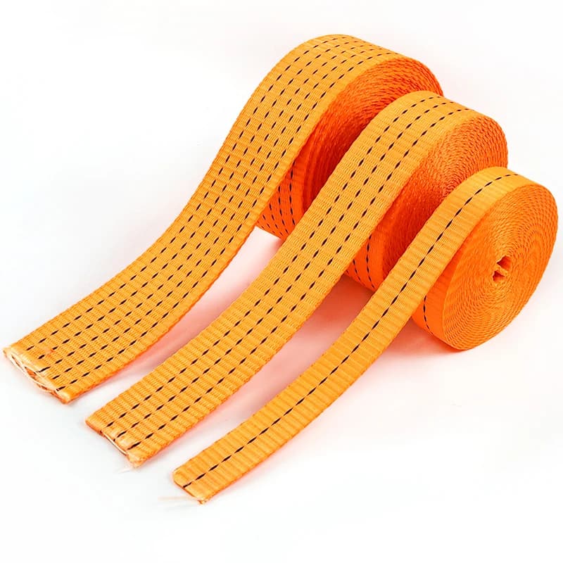 Nastro in Nylon da 5 Metri, Spessore 1.2/1.6/1.8mm, Cinghia da 25-50mm per Fissaggio Auto, Fascia di Tensione, Cinghia di Ancoraggio Carico, Accessorio per Imbracature