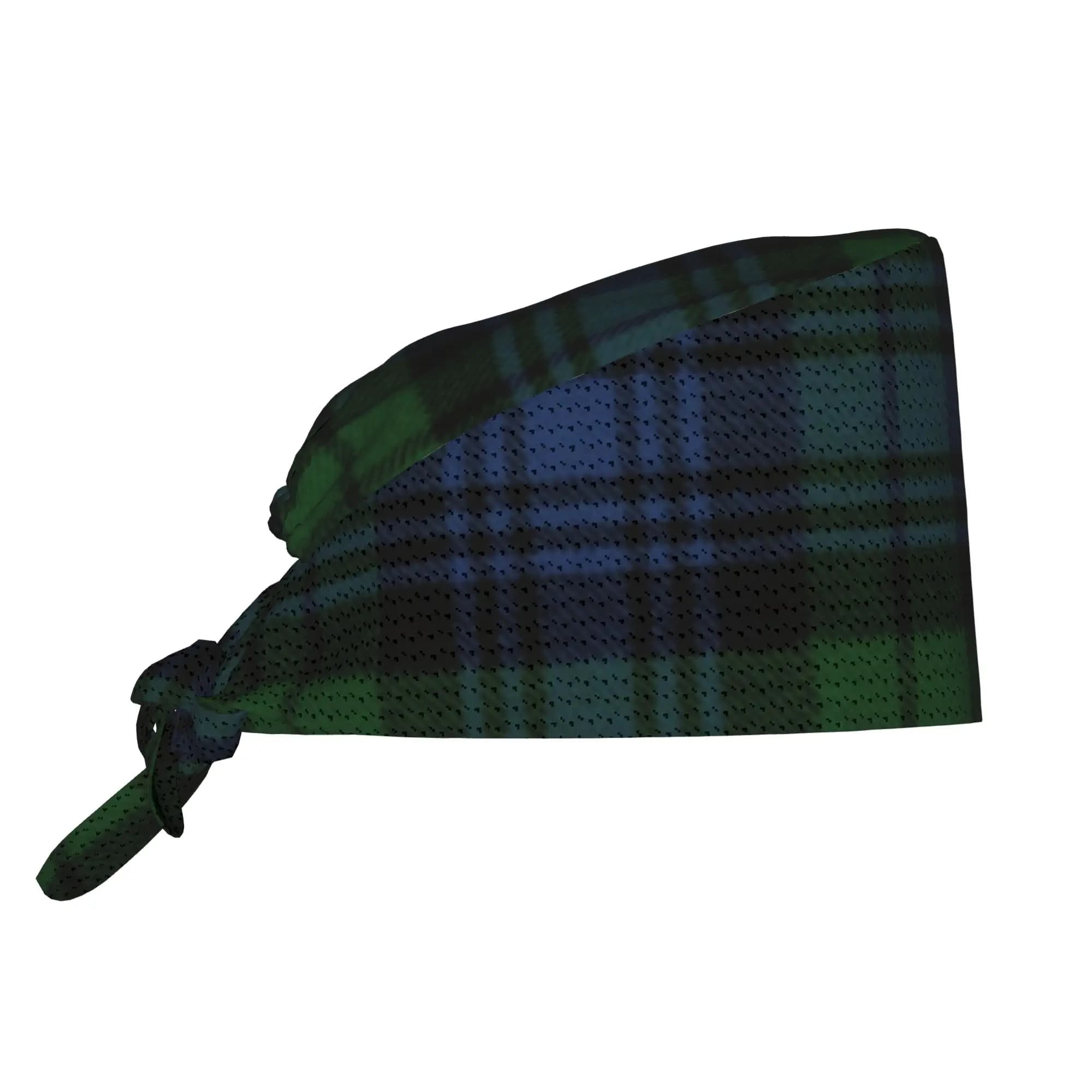 Custom Black Watch Scottish Tartan Plaid Working Cap Surgical Hats Men Women Operator Hats Lab Works Hat
