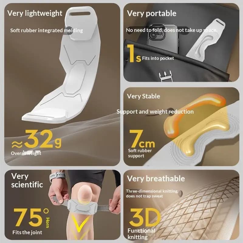 Supporto per tendine rotuleo da 2 pezzi, fascia regolabile in silicone per ginocchio, per alleviare il dolore, fascia antiscivolo per ginocchio da saltatore