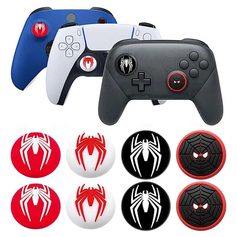 Tappi per impugnatura in Silicone Thumb Stick per PS5 PS4 Xbox Switch Pro Joystick Sony Controller di gioco Thumbstick Cover Caps accessori PS5
