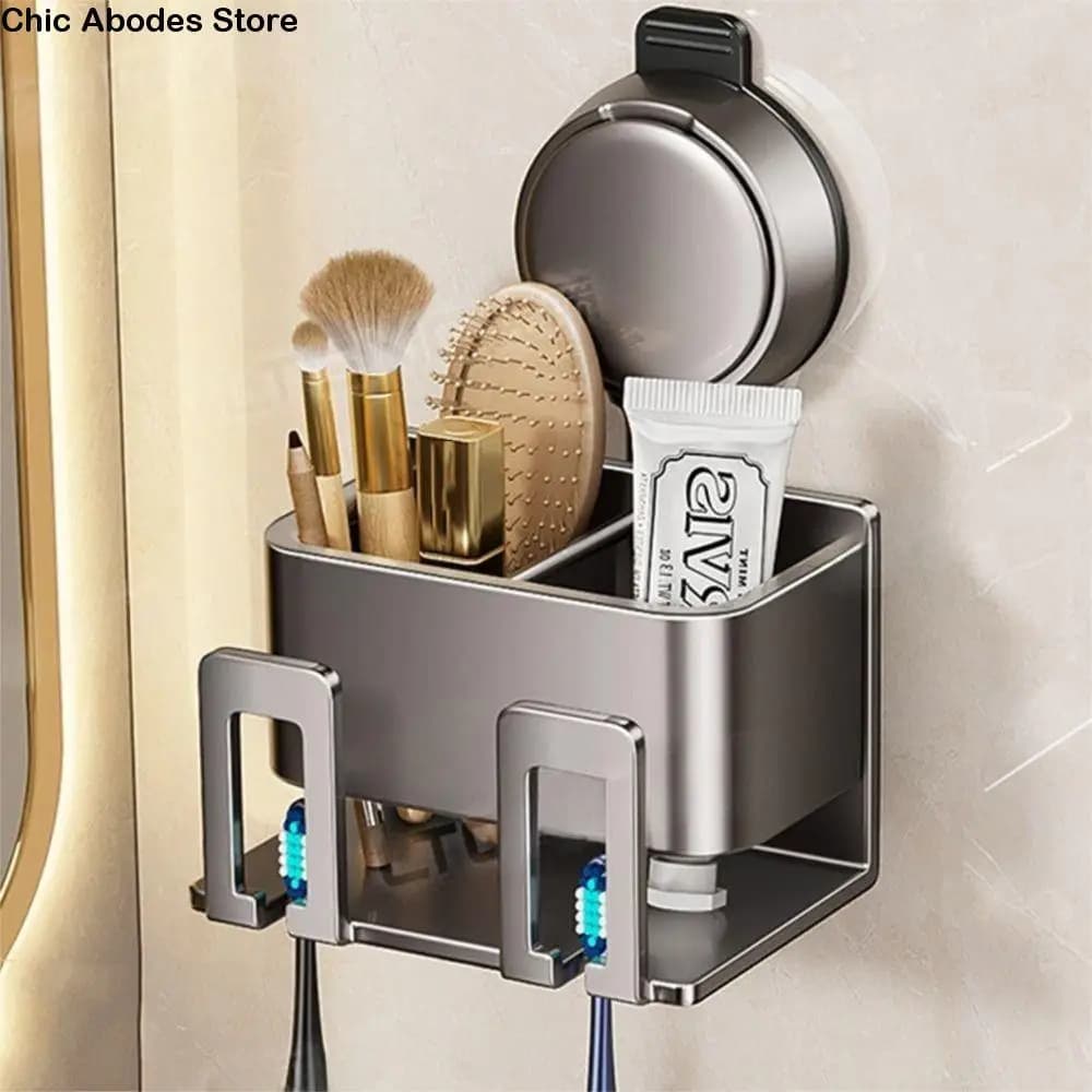 Electric toothbrush holder for 2/3/4 people removable wall removable
