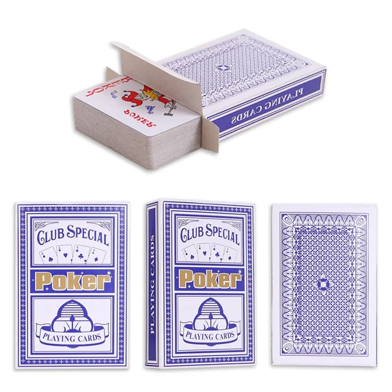 Carta da gioco impermeabile solitario al 100% Gioco in plastica Solitario Gioco da poker Gioco da tavolo 56 * 86mm