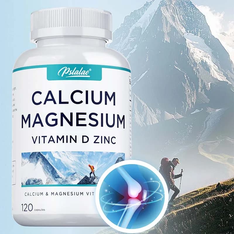 Calcium zinc supplement, magnesium, vitamin D: helps support healthy joints and strong bones, increases the immune system