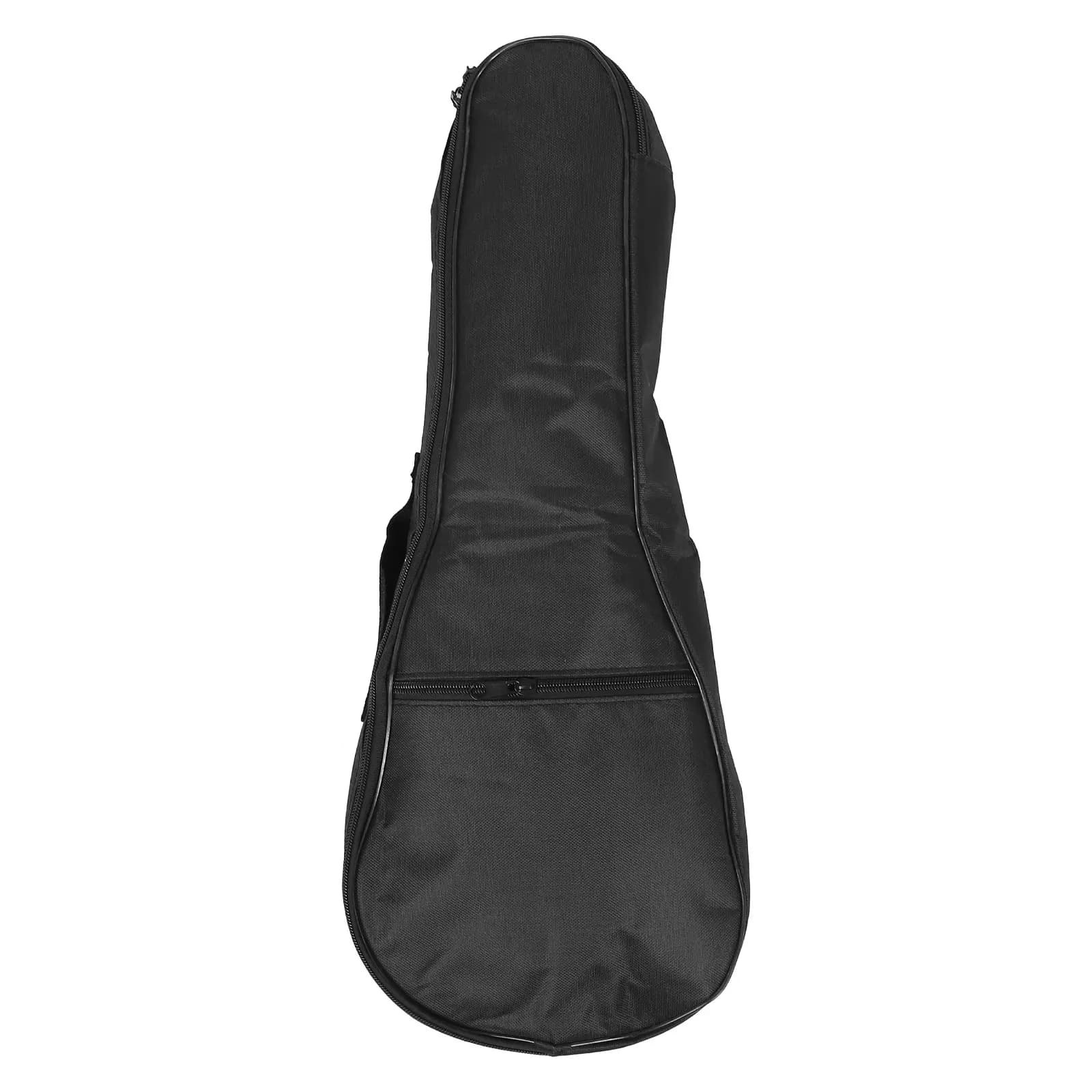 Custodia Imbottita Nera per Ukulele Concerto per Adulti con Borsa Organizer
