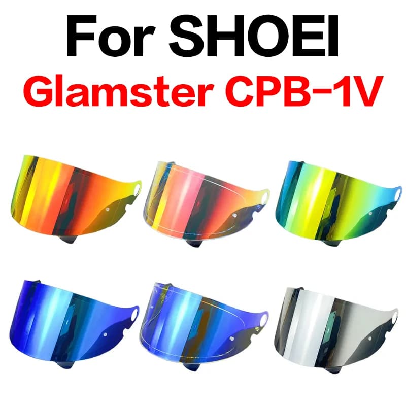 Visiera per casco per SHOEI Glamster Full Face Lente per moto Protezione UV Scudo impermeabile Capacete