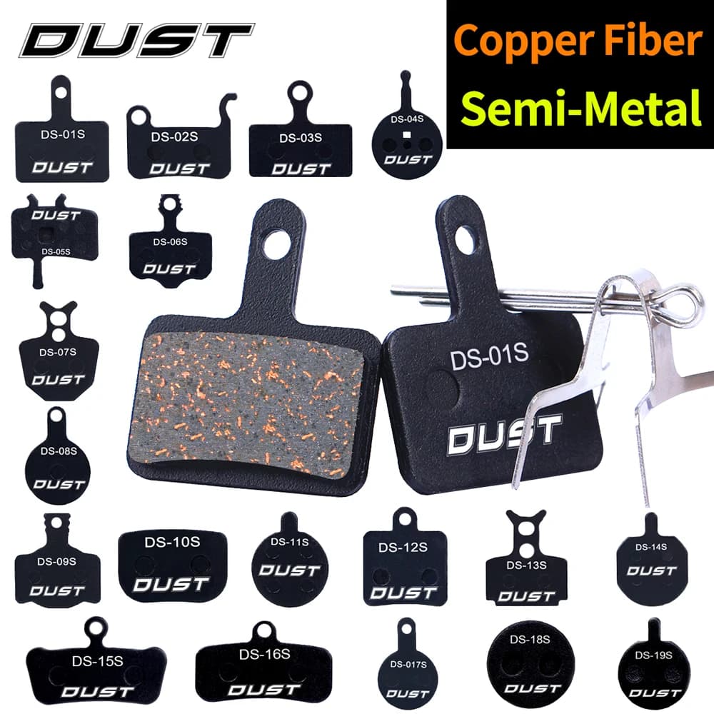 1 paio di pastiglie freno a disco per bicicletta a rischio MTB disco idraulico pastiglie freno Semi-metalliche per SHIMANO SRAM AVID haymagura Bike Part