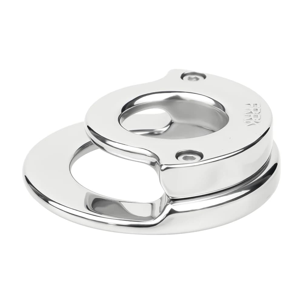FRKO Piatto In Metallo Doppio Anello Del Rubinetto Scroto Ciondolo Palla Barella Testicolo Peso Pene Restraint BDSM Giocattoli Del Sesso per Gli Uomini Musturbazione