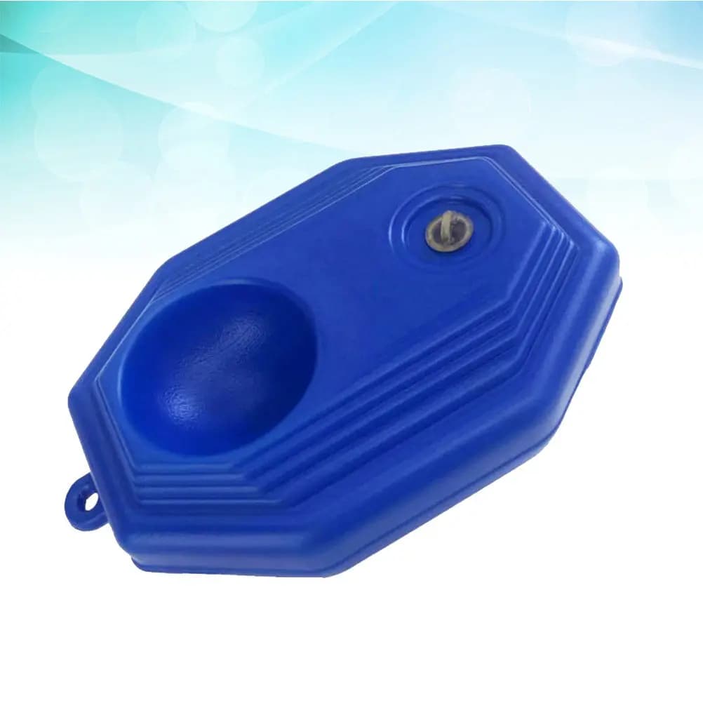 Attrezzo per Allenamento Tennis con Corda Elastica Blu, Base Stabile per Pratica Individuale, Riempibile di Sabbia, Portatile con Maniglia