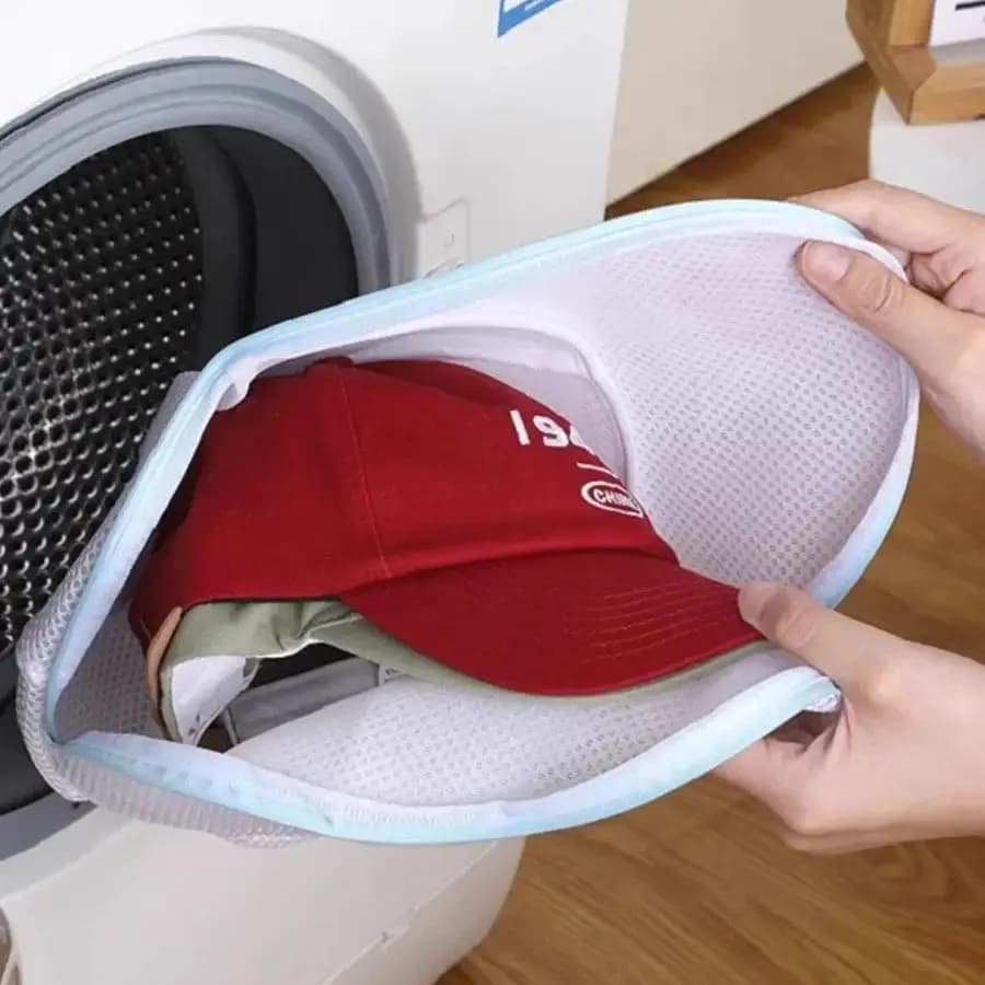 Baseball cap for washing anti deformation hat for washing machine convenient bag for washing machine mesh bag for washing machine