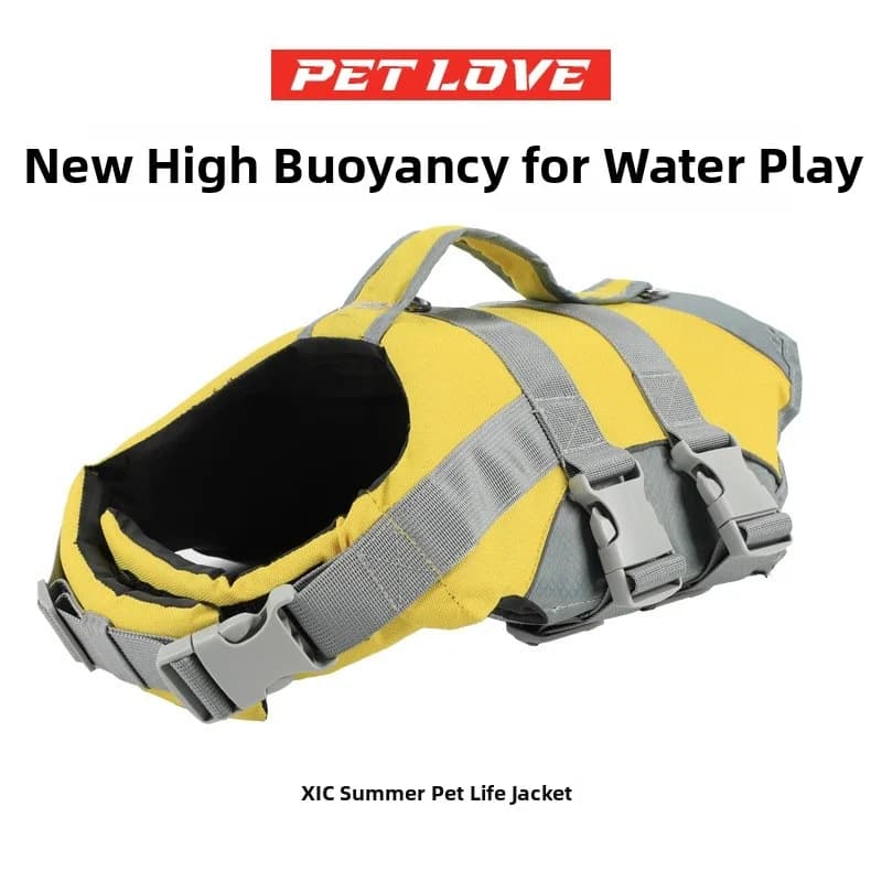 High Buoyancy Pet Life Jacket Dog Swimming Suit Reflective Vest Water Safety Vest for Dogs Swimming Supplies