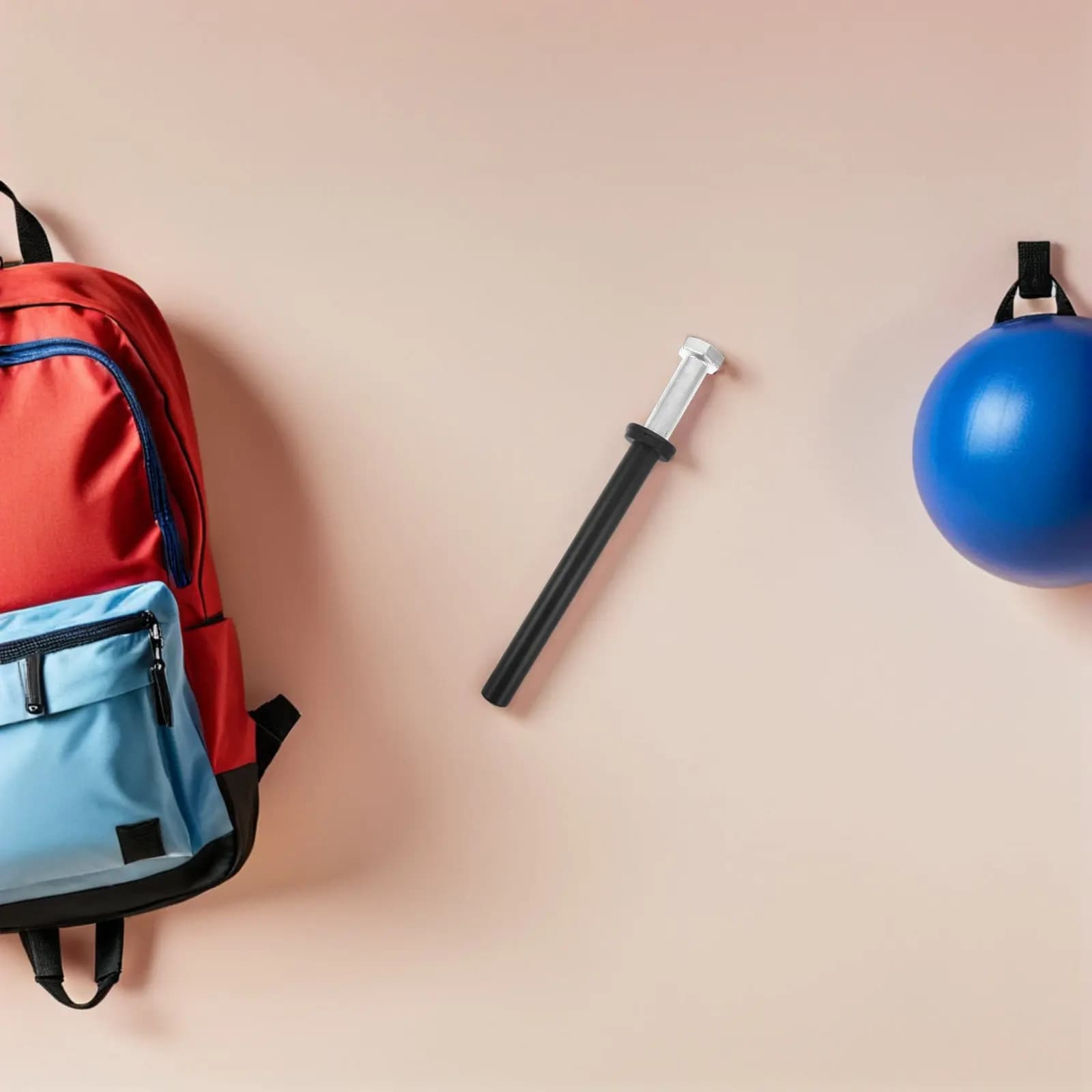 Supporto a Parete per Bilanciere in Acciaio al Carbonio, Gancio per Pesi da 25 mm, Porta Dischi e Cinghie per Palestra Domestica, Resistente