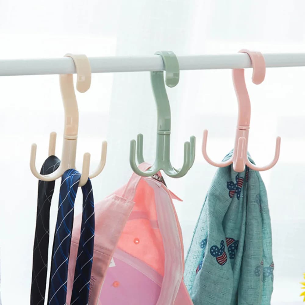 Ganci appendiabiti ruotati salvaspazio Armadio Appendiabiti Appendiabiti Organizzatore Appendiabiti per borse Scarpe Cintura Sciarpa Appendiabiti per armadio