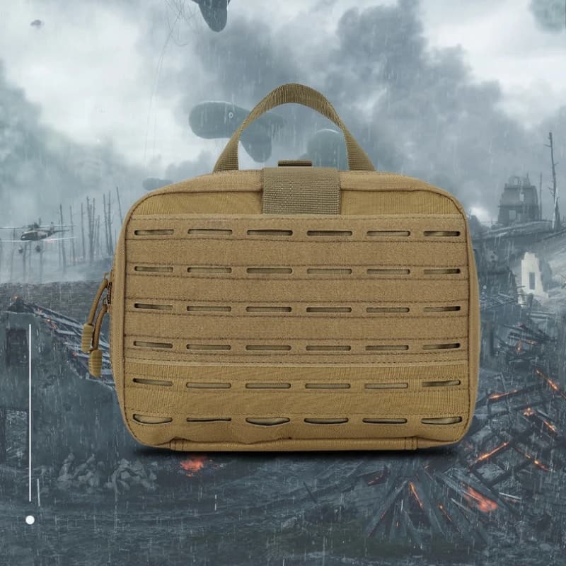 Borsa Medica Tattica Impermeabile in Tessuto Oxford 900D, Kit di Pronto Soccorso Portatile, Borsa Multifunzionale per Emergenze all'Aperto