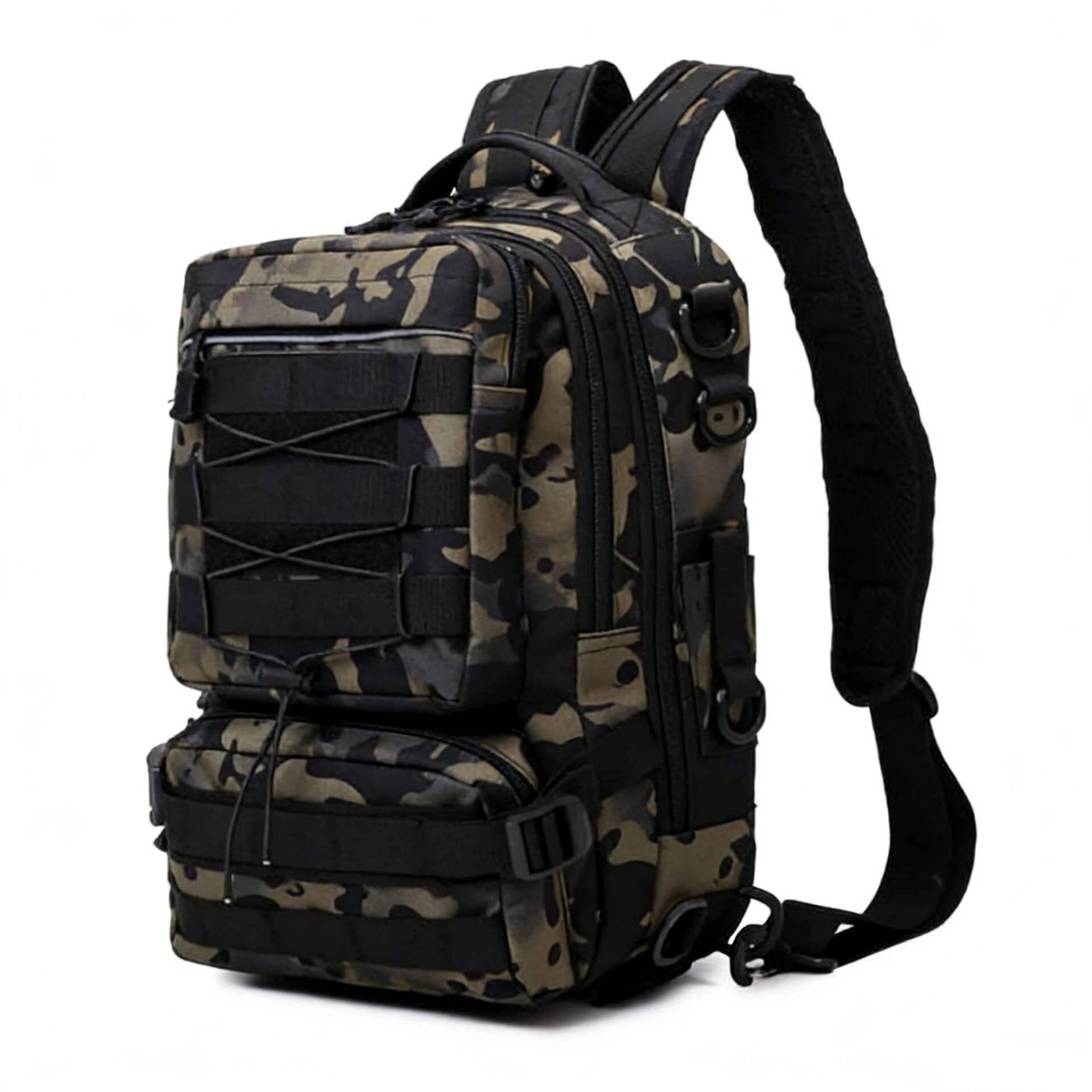 Bags for fishing gear with fishing bait for men Fishing bag with backpack with camping rod support Hunt Hiking