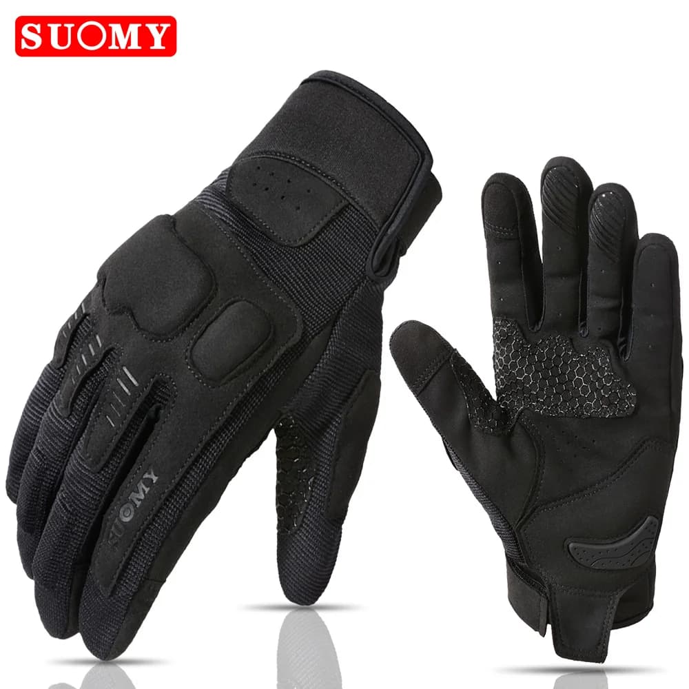 Guanti da motocross SUOMY estivi, guanti da moto a dita intere per BMX, MTB, ATV, fuoristrada, ciclismo in montagna, taglie S-XXL per uomo e donna
