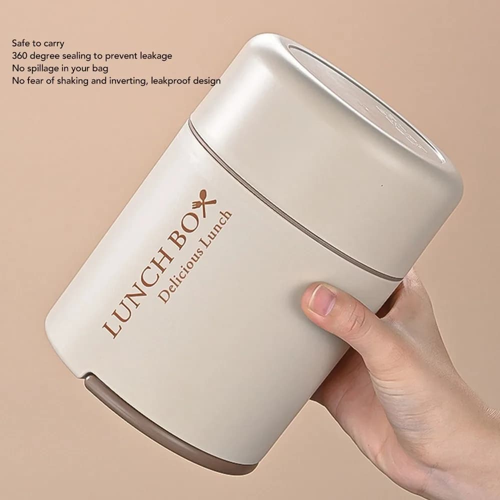 Practical 304 Stainless Steel Lunch Storage Container 3 Compartments 1500ml Compartment Lunch Box Food Container For Office