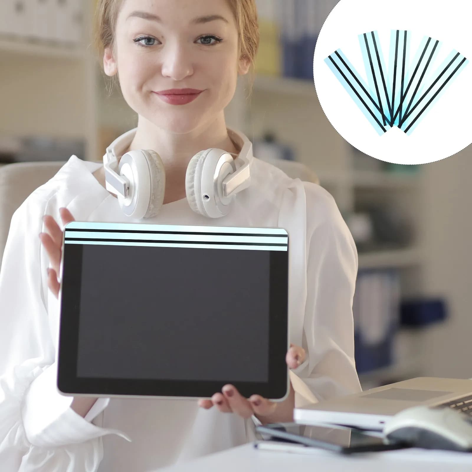 10Pcs High Performance Double Sided Tape for Phone Screen Repair LCD Panel Display Tablet Camera Cover Battery Adhesive Heat