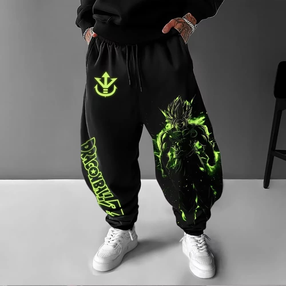 Men's Trousers Dragon Ball Sportswear Broly Spring Autumn and Winter Jogging pants Japanese Y2k Cotton pants Harajuku