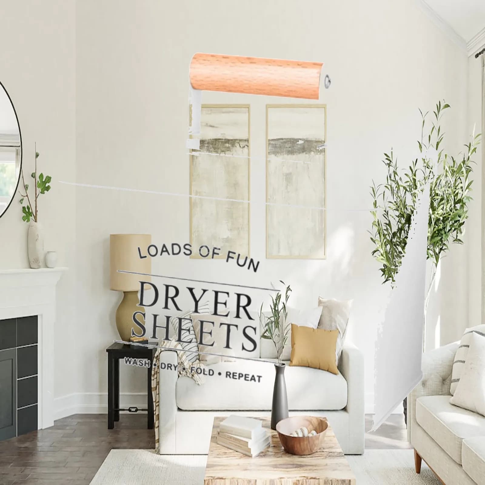 Dryer Sheet Container Lidded Laundry Storage Bin Galvanized Iron Modern Laundry Organizer Box for Home Laundry Room