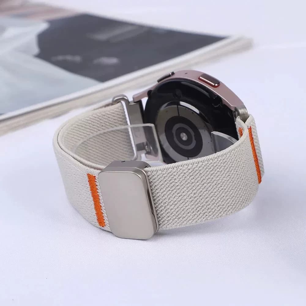 Cinturini con fibbia magnetica per Samsung Galaxy Watch 8/8 classic 40mm 44mm 46 cinturino sportivo in nylon elastico correa Samsung watch8 band