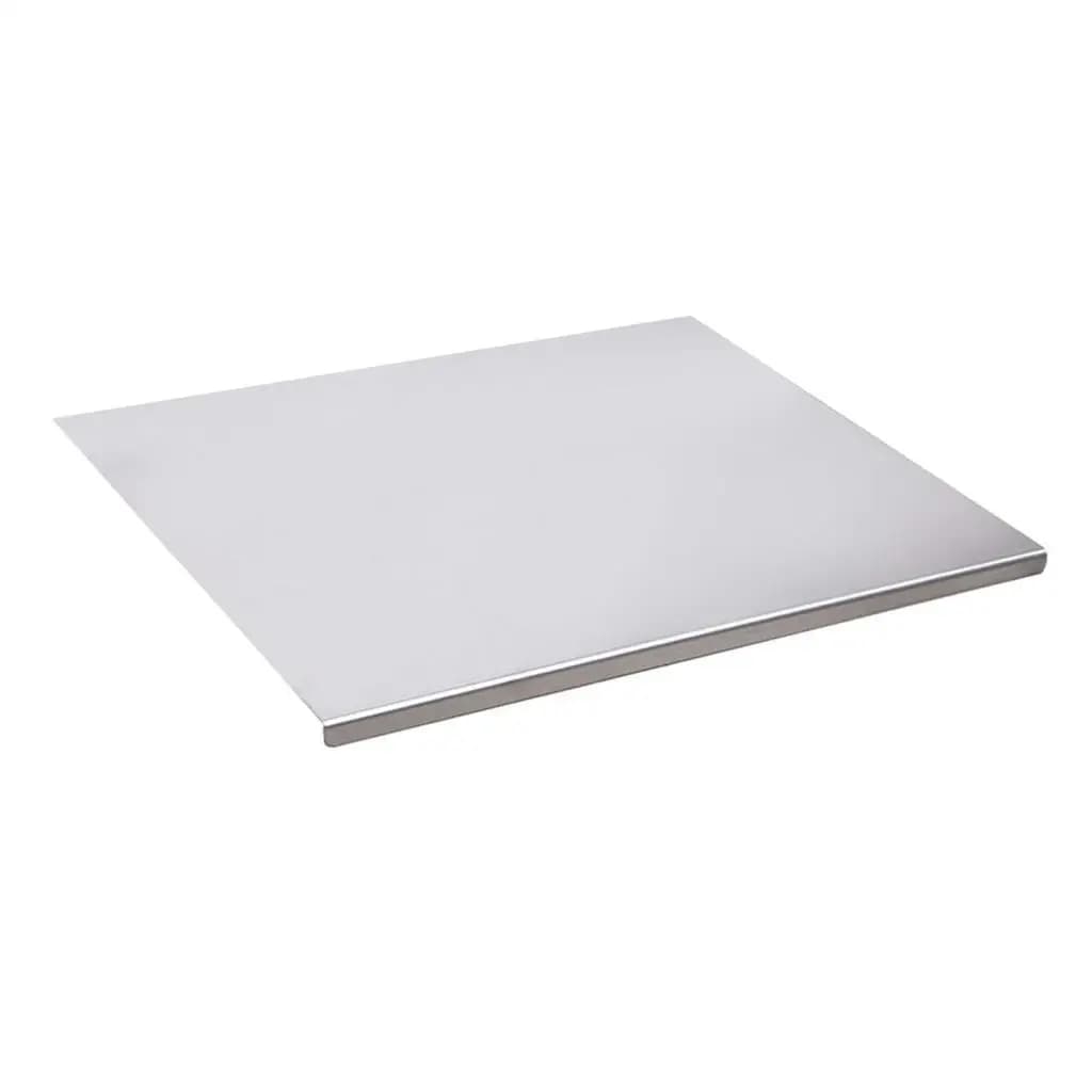 Stainless Steel Chopping Board Sturdy Smooth Surface Pastry Board Meat Vegetables Bread Cutting Mats Baking Board 40cmx30cm