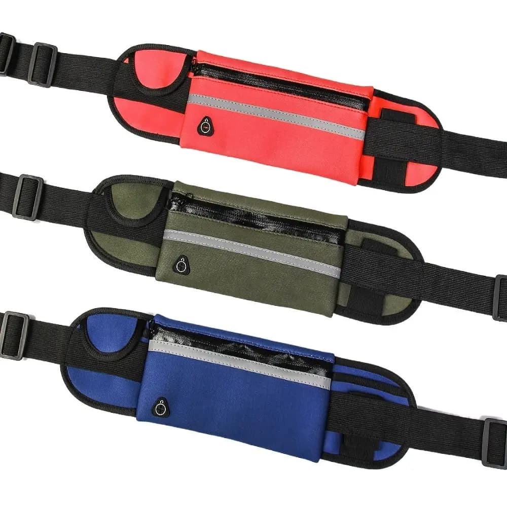 Waterproof Sports Waist Bag for Running and Fitness, Cellular Door