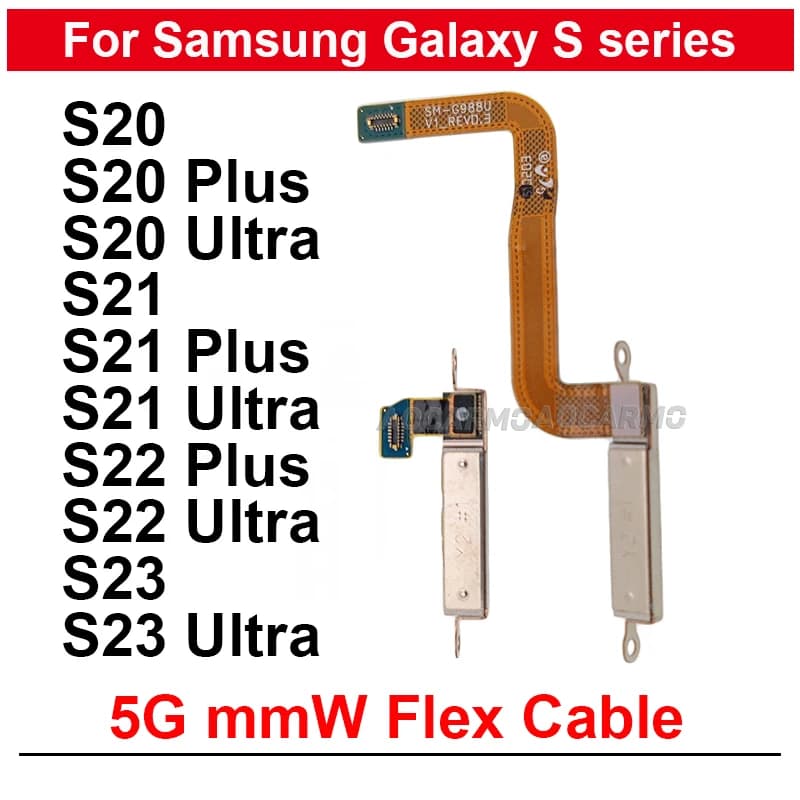 Per Samsung Galaxy S20 S21 S20FE S21FE S22 S23 Plus Note20 Ultra S21 + S20U S906U S998U 5G mmW Modulo Antenna di Segnale Cavo Della Flessione