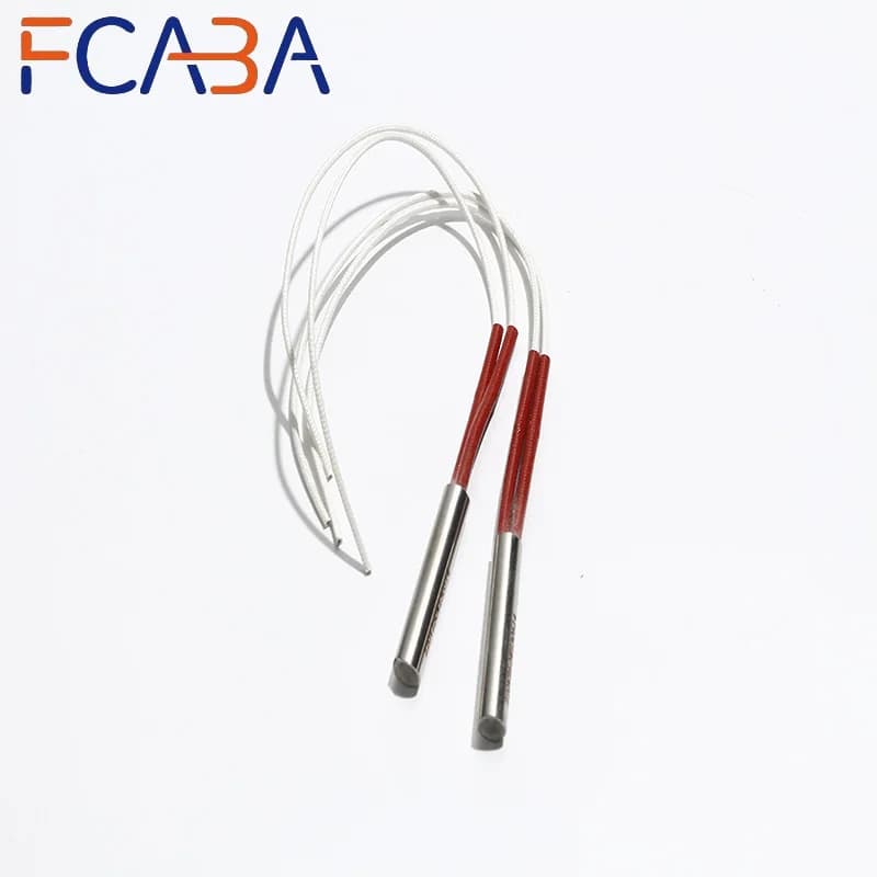 FCABA Heating Pipe 304 Stainless Steel 2PCS 8mm Diameter 320~500mm Length Tubular Rod 110V/220V/380V 3D Printer Cartridge Heater