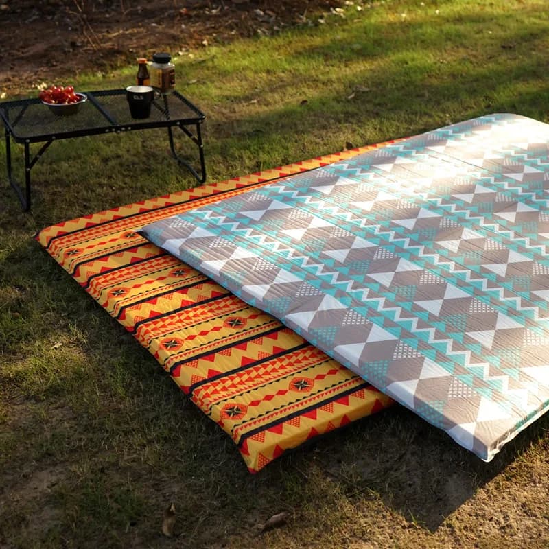 Double automatic inflatable pad Double air hole outdoor camping tent pad Thickened moisture-proof