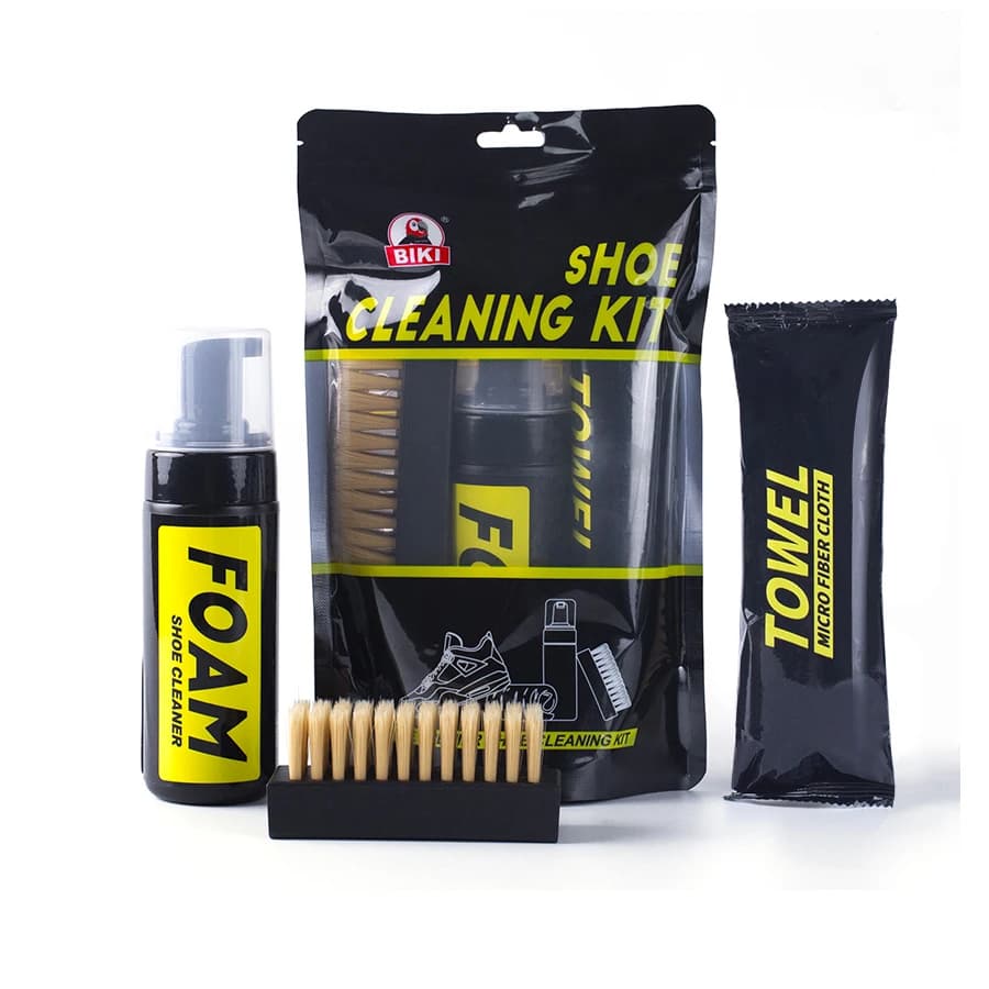 Kit per la pulizia delle scarpe, detergente per scarpe: soluzione detergente per scarpe sportive, dotato di spazzola per la pulizia delle scarpe e pulizia delle fibre ultrafini