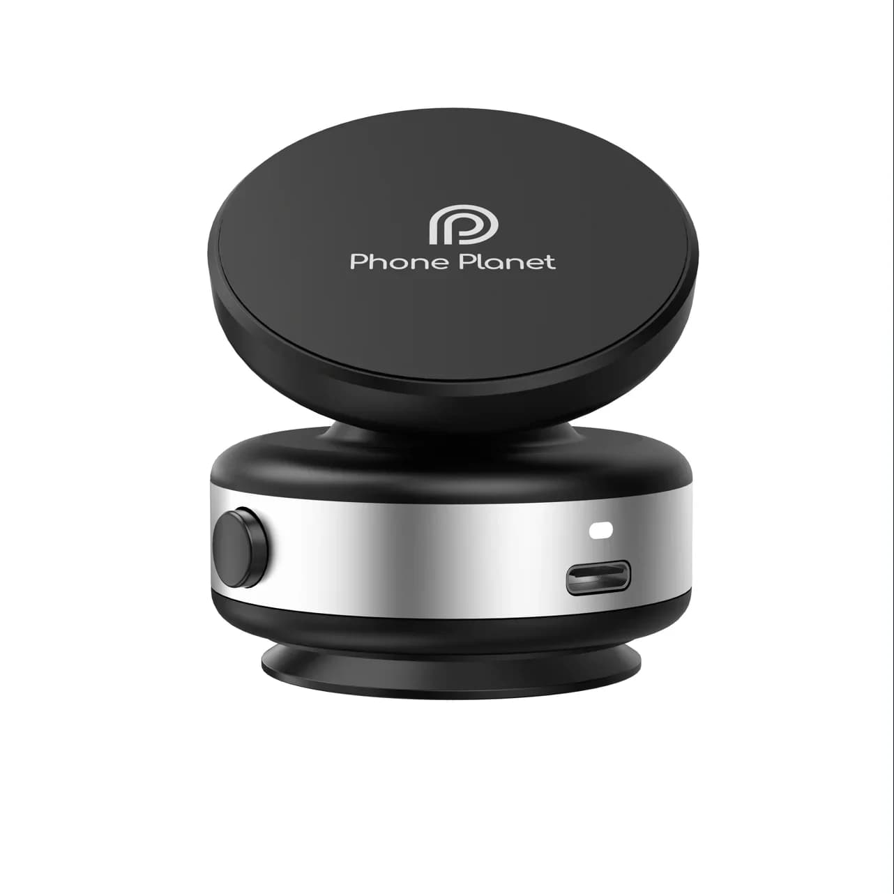 Alloy Magnetic Wall-mounted Phone Holder Electric Vacuum Suction Phone Holder 360°Rotated 5KG Suction Force For Iphone Samsung
