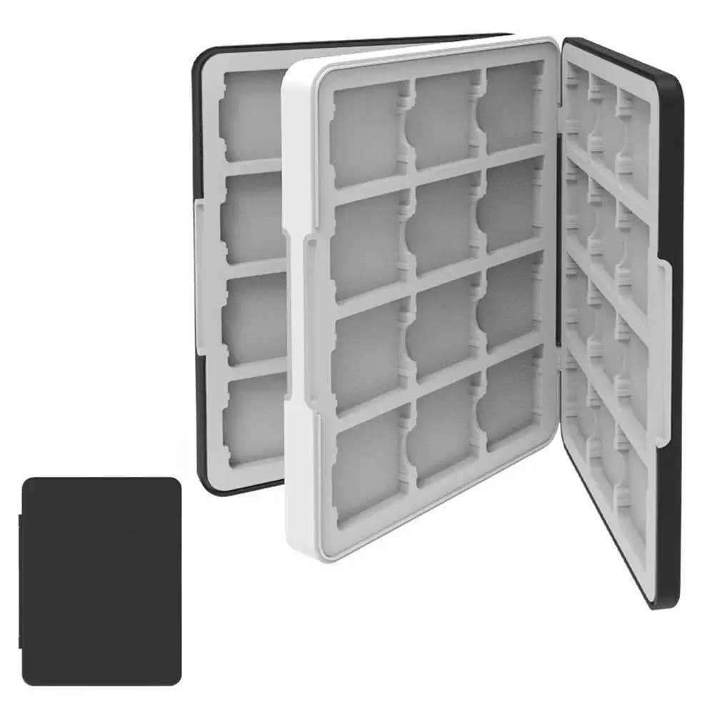Custodia Porta Schede di Gioco 48-in-1 per Nintendo 3DS 3DS XL NDSL DSi DSi LL/XL Lite, Scatola Contenitore Protettiva per Cartucce e Chip
