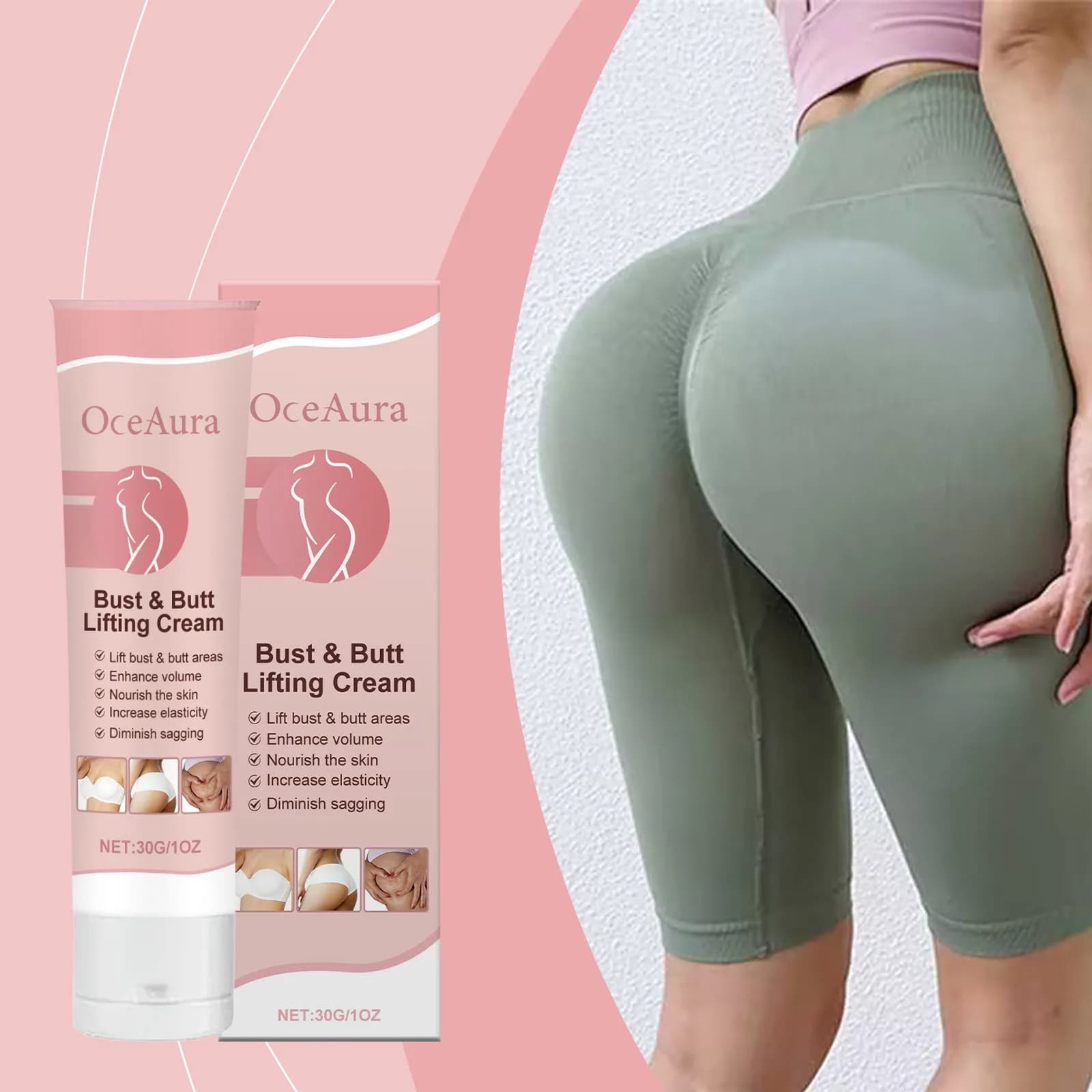 Magnify your hip firm cream Grow your fat ass quickly Nutrire Hydrate your big ass Prevent the door Improves hot hip high cream for the care of buttocks