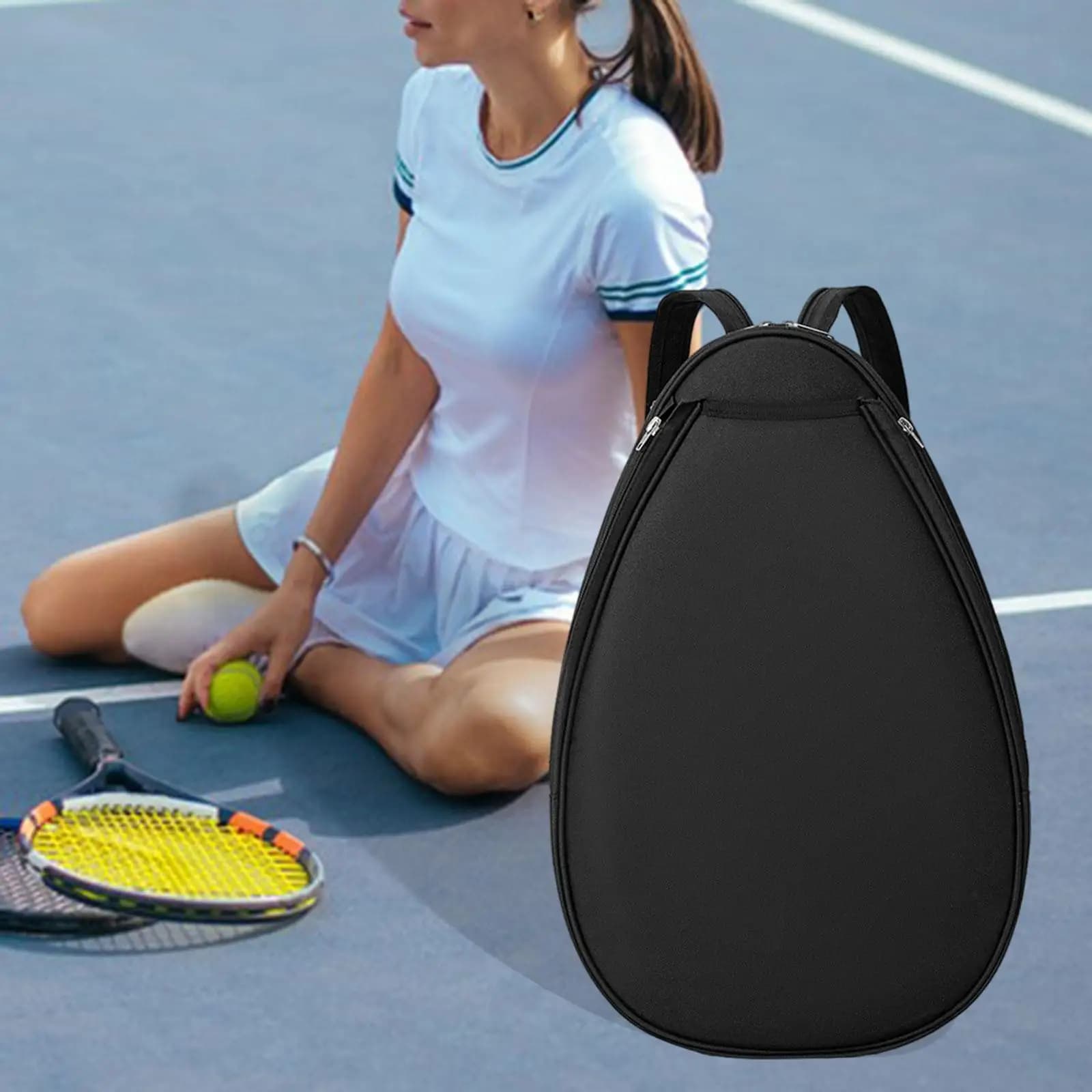Backpack for Tennis in Stylish Material Oxford, Pickleball Bag for Training and Matching