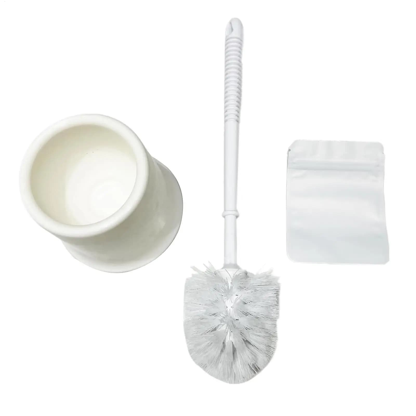 Contenitore portaoggetti sicuro antifurto con scomparto segreto, divertente portaoggetti a forma di spazzola per WC per chiavi, portafoglio, orologio, gioielli