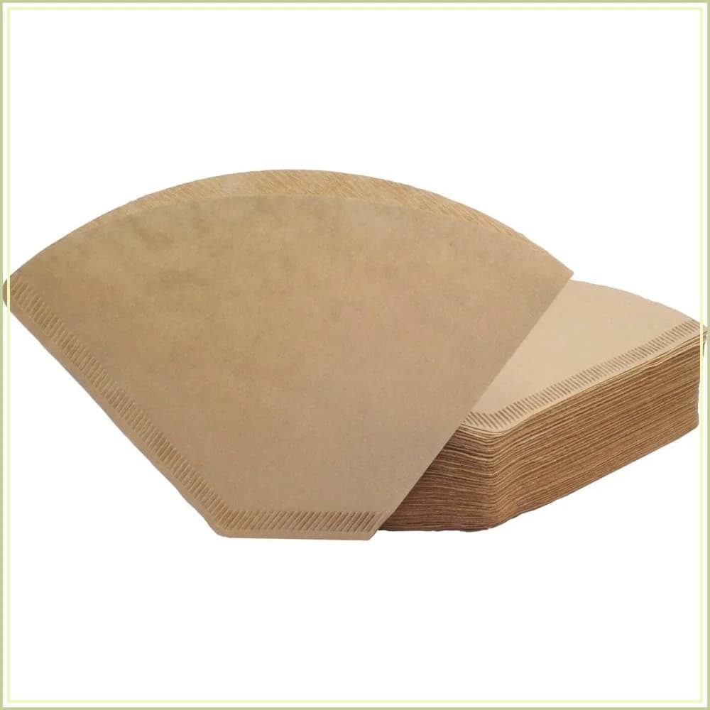 Unbleached #4 Cone Coffee Filters, 100 Count, 8-12 Cup, Disposable for Pour Over & Drip Coffee Makers, No Blowout