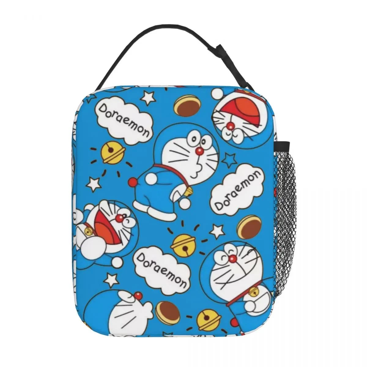 Doraemons Anime Borse per il pranzo isolate Contenitore per pasti portatile Borsa termica Tote Lunch Box Ufficio Picnic Uomo Donna