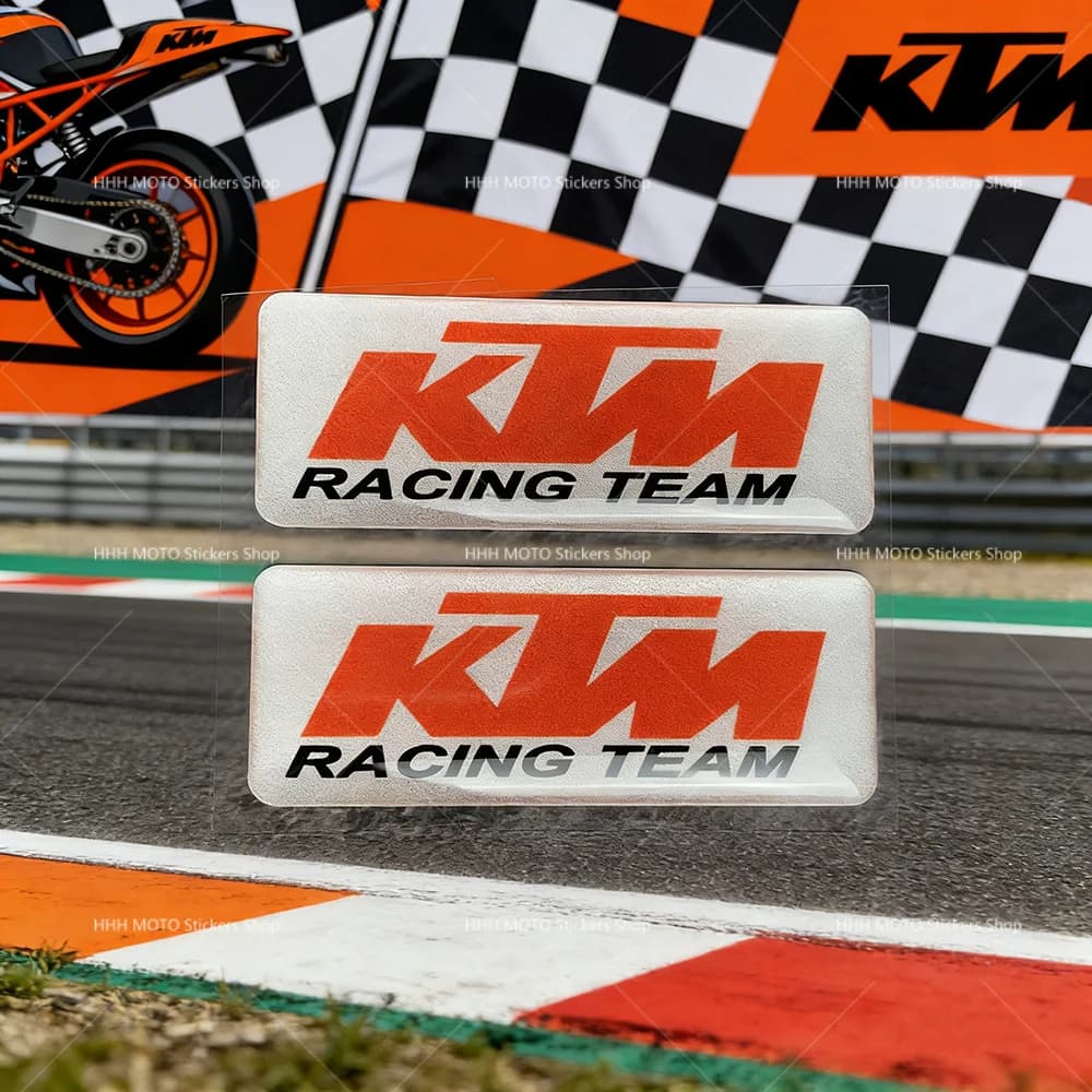 3D Reflective Stickers for Moto KTM, Bicycles, Helmets, Tanks, Accessories and Stickers Sponsored