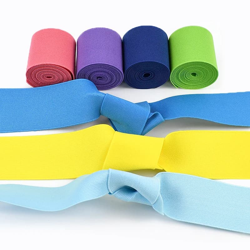 5/10Meters 40mm 1.2mm Thick Underwear Elastic Bands Clothes Waist Rubber Ribbon Bra Pants Stretch Strap DIY Sewing Accessories