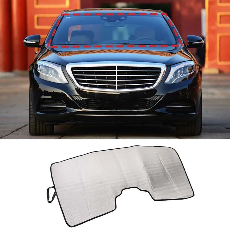 Per Mercedes-Benz classe S W222 2014-2020 parabrezza anteriore parasole parasole copertura protettiva impermeabile per isolamento termico
