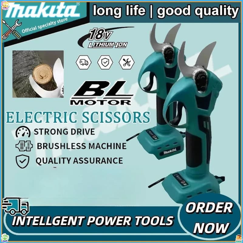 Makita Wireless Professional Electric Scissors, Power Supplies, Garden Tools